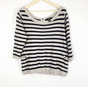 Verve Ami ¾ Sleeve Zip Top Lg